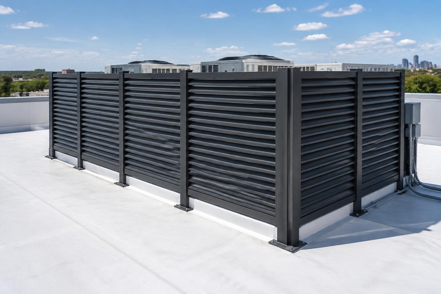 AI-generated A considered commercial roofline